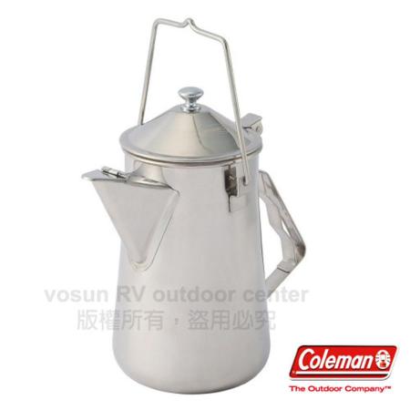 【美國 Coleman】新款美式_經典復古式不鏽鋼火爐茶壺/CM-26788✿30E010